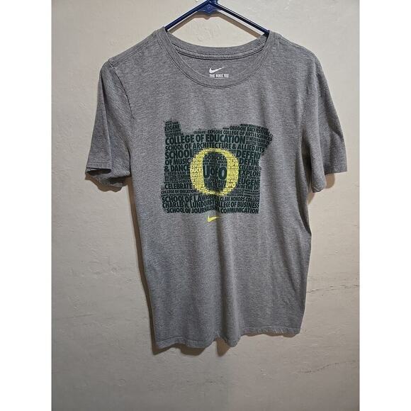 Nike University of Oregon Ducks NCAA Center Swoosh Short Sleeve T Shirt - Small - Picture 1 of 15
